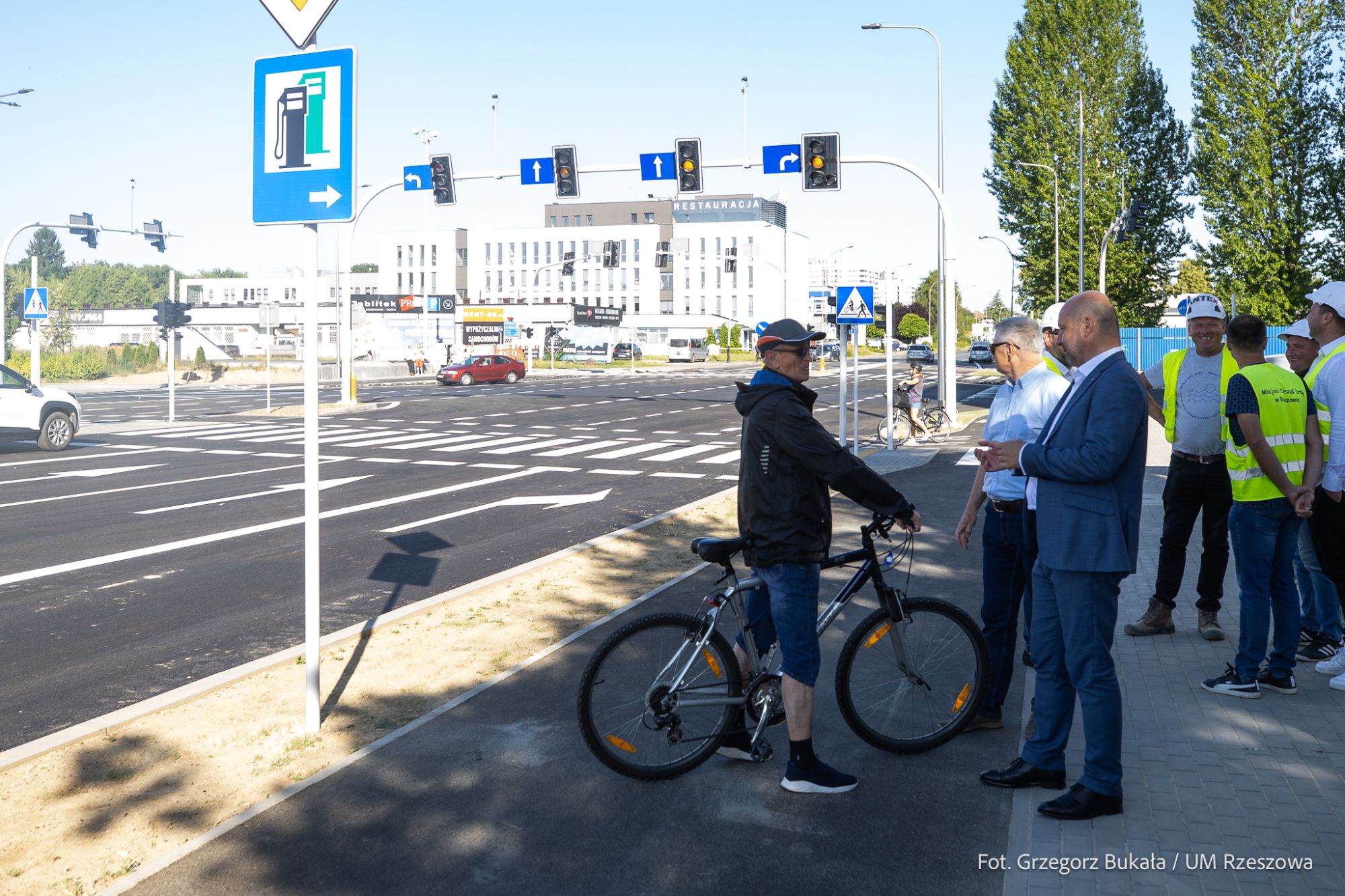 zdjęcie z pierwszego odcinka Wisłokostrady, fot. Grzegorz Bukała, Urząd Miasta Rzeszowa